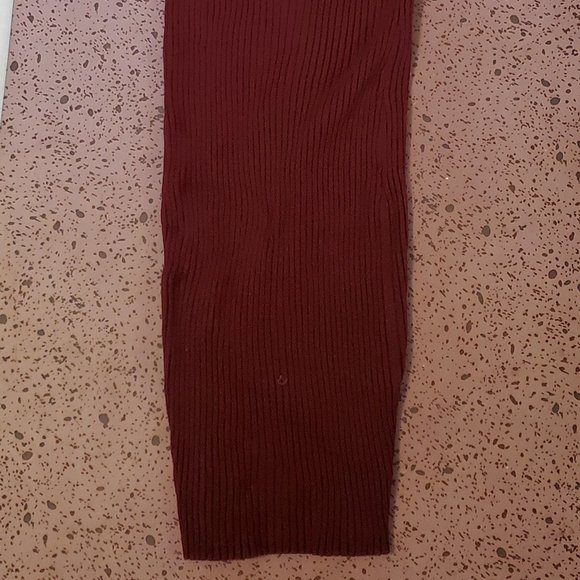Tight Red Knit Dress - Picture 2 of 2